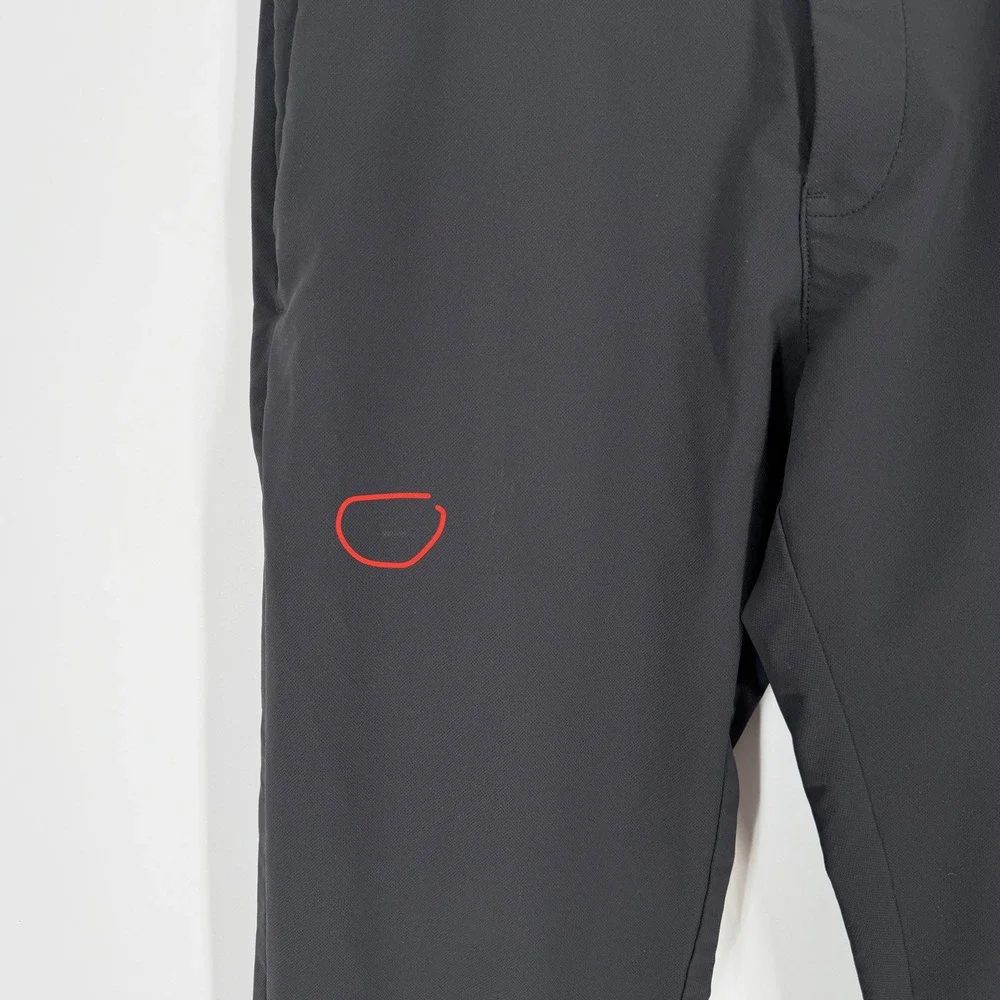 Banana Republic Mens‎ Black Chino Pants Size 32x32 Straight Fit Polyester